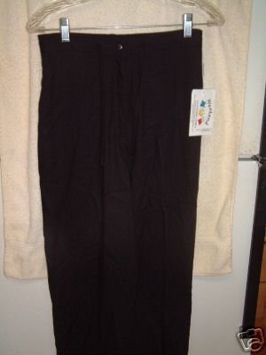 NWT's Weekend Clothesline Black Cropped Slacks sz S $52