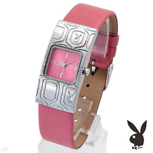 Playboy Watch Leather Band NIB