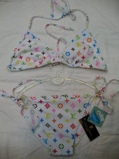 Designer Inspired Bikini White M, L, and XL