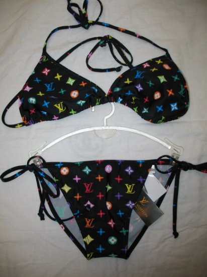 Designer Inspired Black Bikini M, L, and XL