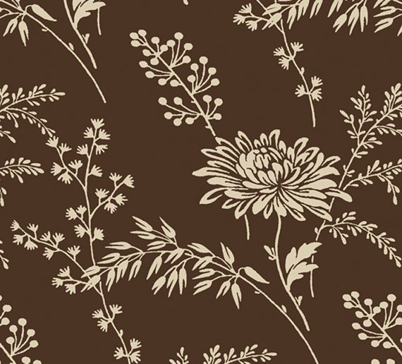 Fabric - Dark Chocolate by Sara Morgan 7395