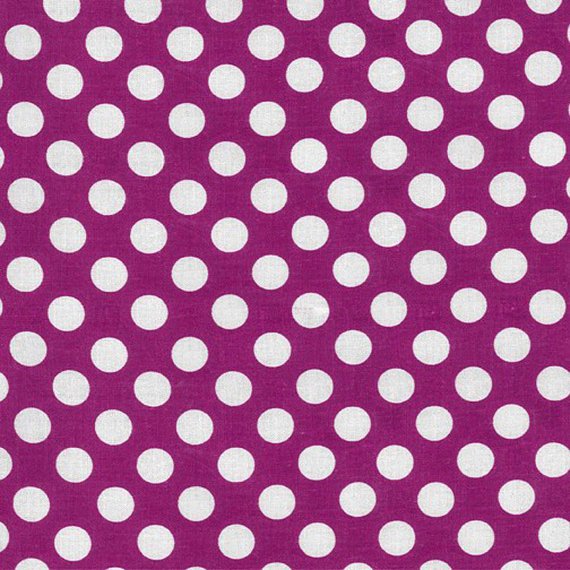 Cotton Fabric - Polka Dots by Michael Miller - Magenta