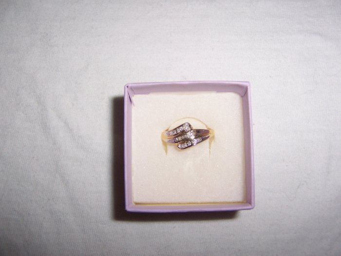 3 banded diamond ring