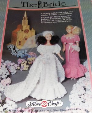 FIBRE CRAFT Doll Patterns, DCDT HANDMADE BARBIE CLOTHES-7 items in