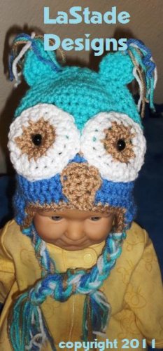 pammyknits: Blue Whoville hat with ear flaps