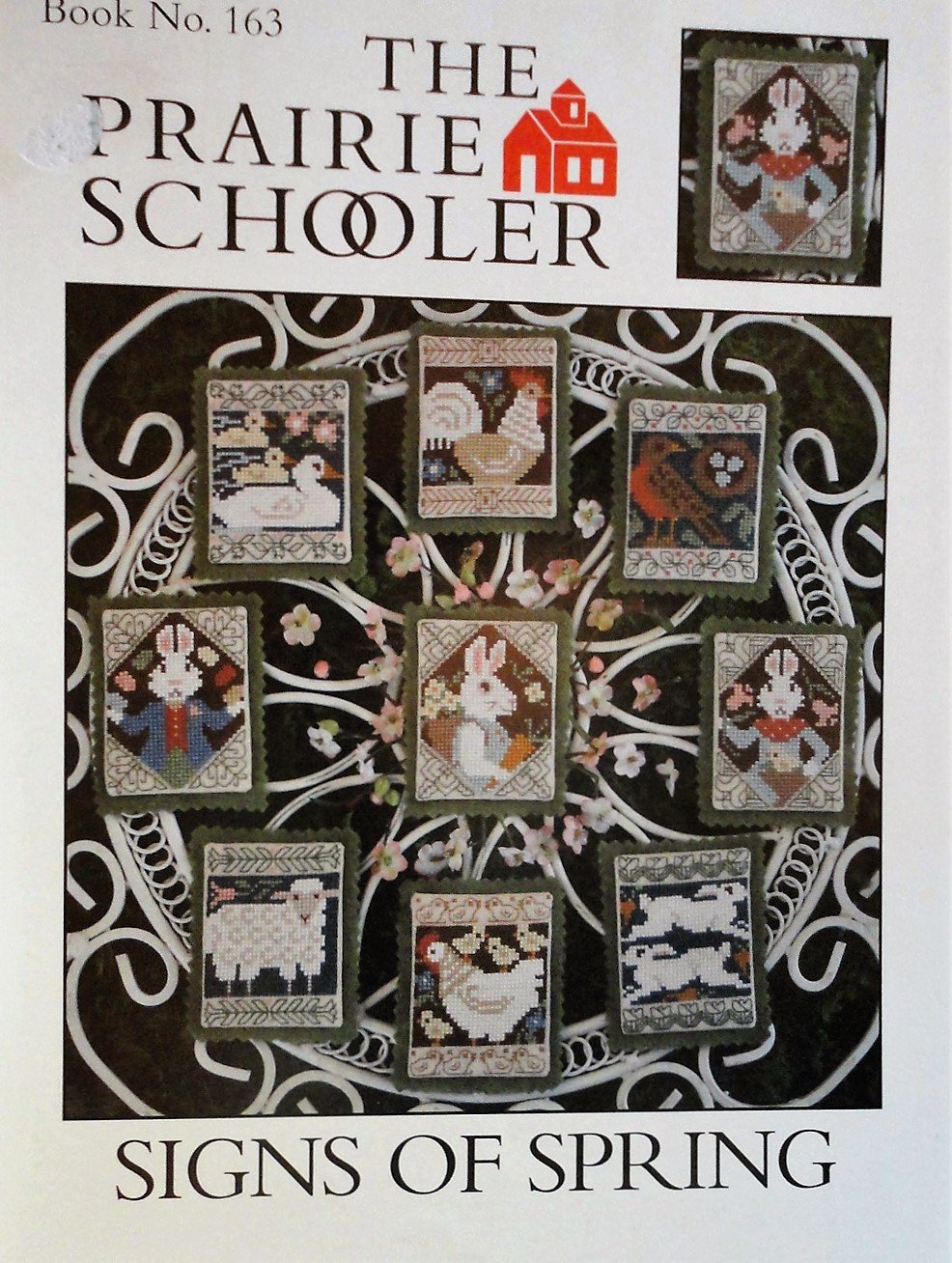 The Prairie Schooler SIGNS OF SPRING Book No. 163 Cross Stitch Pattern