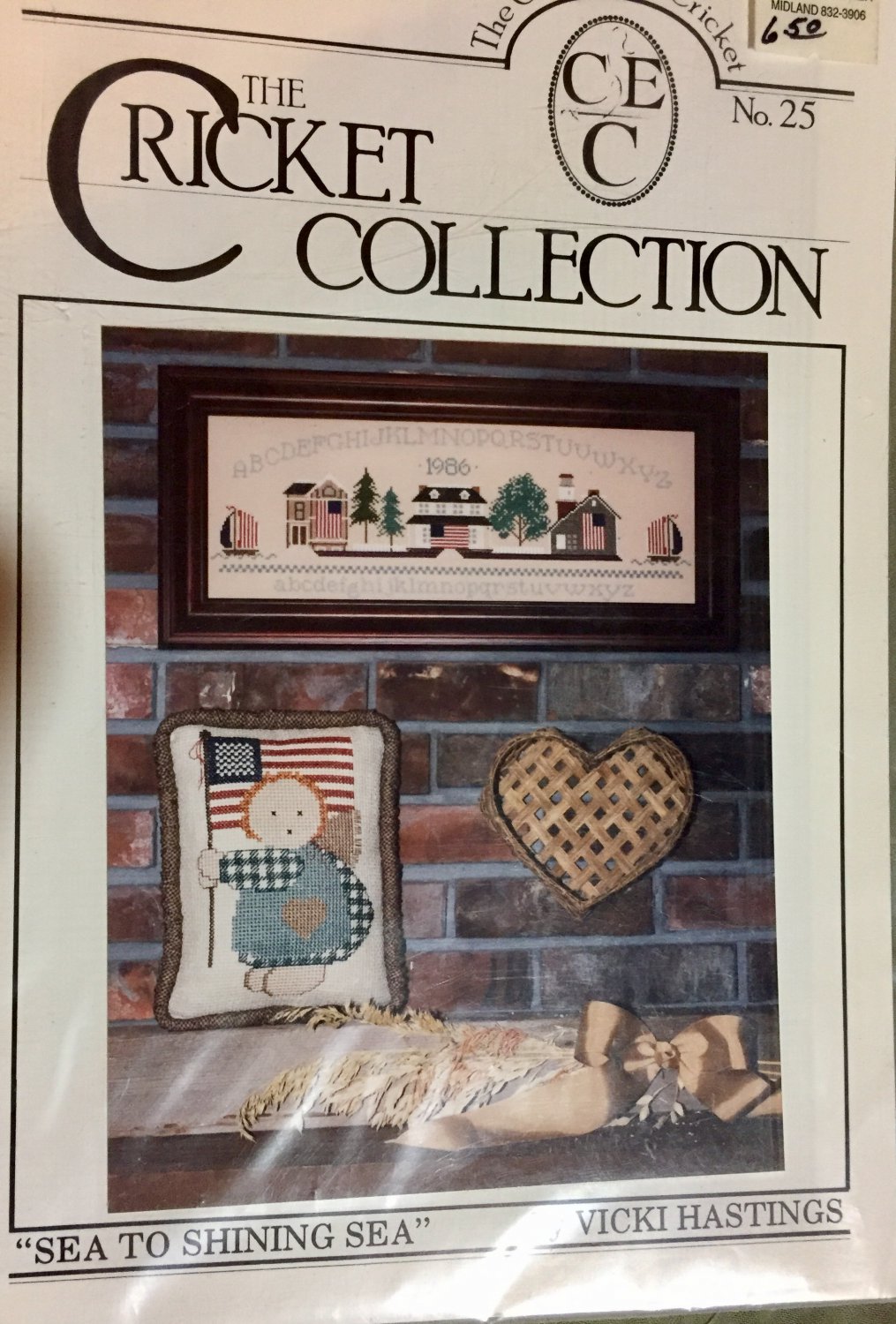 The Cricket Collection 25 Sea To Shining Sea cross stitch pattern