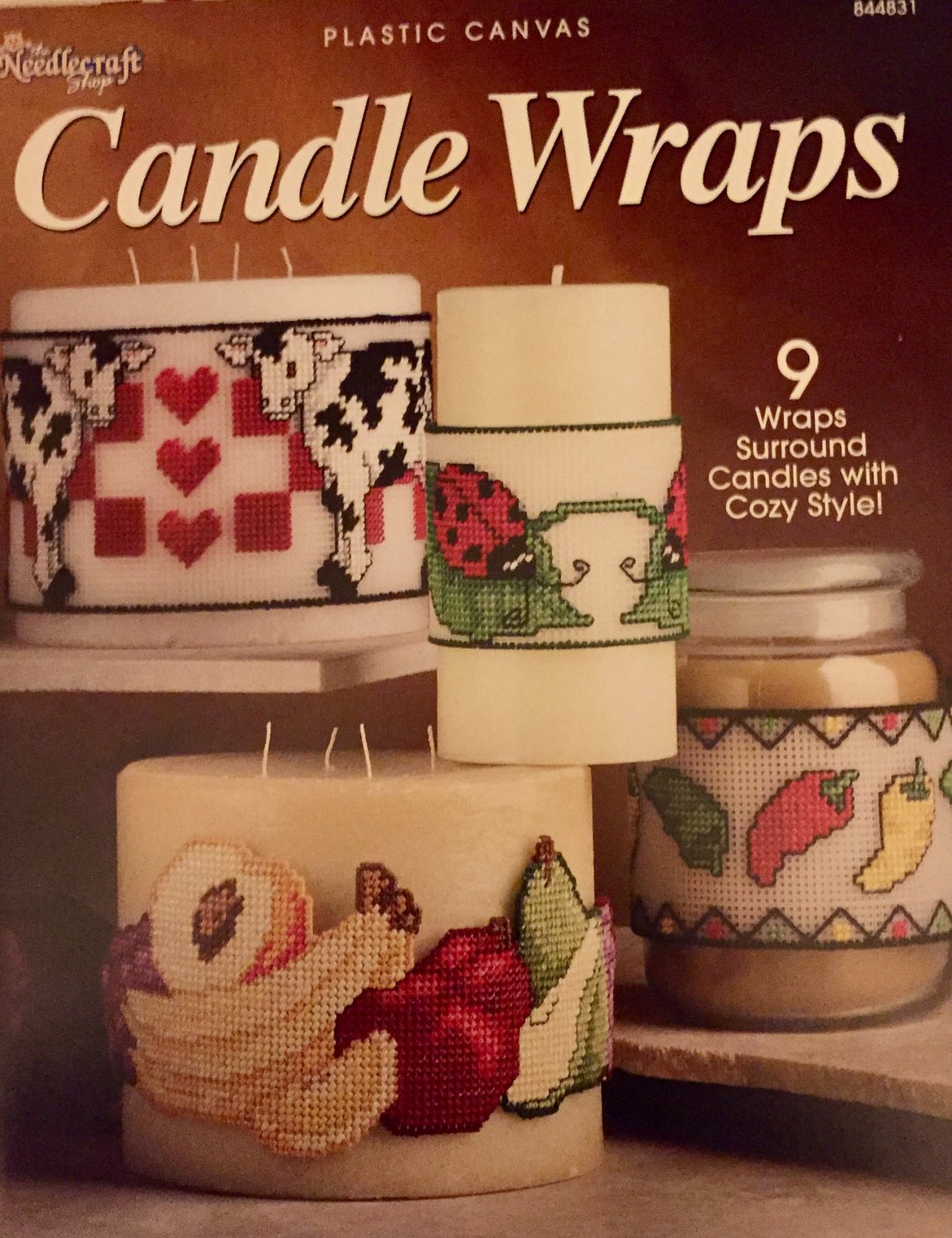 Candle Wraps Plastic Canvas Pattern The Needlecraft Shop 844831
