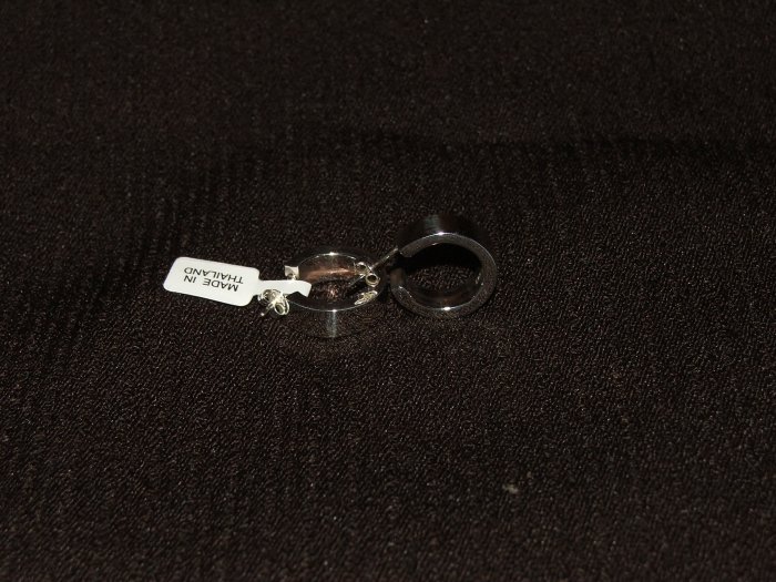 Cuff round Silver earing