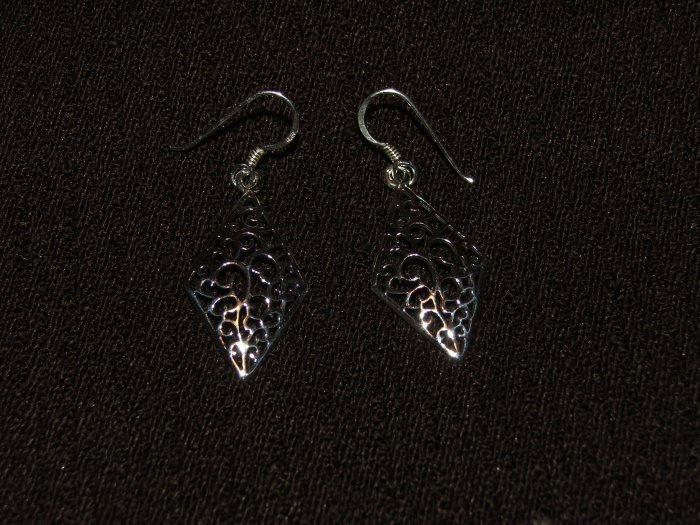 Antique design Silver earing - 4911
