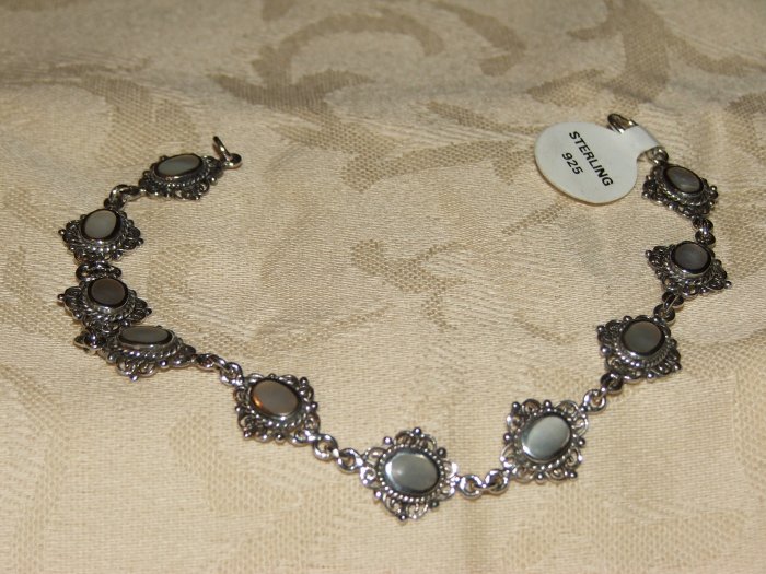 Mother of pearl silver bracelet - 5466