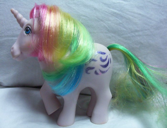 Vintage Unicorn My Little Pony - Windy - 1983 MLP GREAT www.rootbeer.ecrater.com