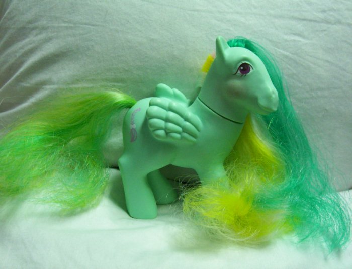 Vintage My Little Pony Pegasus MLP Braided Beauty - Brush 'n Grow - www.rootbeer.ecrater.com