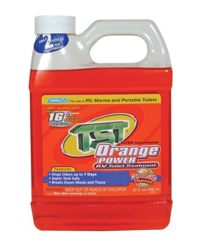 Camco RV TST Toilet Treatment Orange Power Ultra Concentrated 16