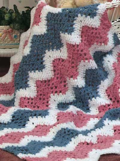 Baby Ripple Afghan