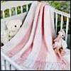 Pink Stripes Splendor Baby Afghan