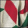 Poinsettia Afghan