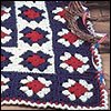 Simply Patriotic Afghan
