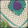 Grandmothers Zinnia Afghan