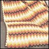 Autumn Chevron Afghan