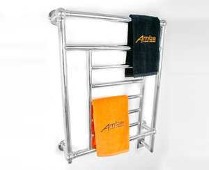 Amba Traditional T-2536 Towel Warmer 25" x 36" x 5 3/8" - Polished Nickel