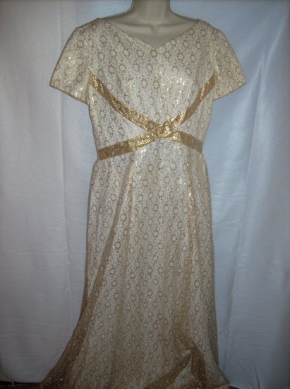 Gold and Ivory Gown