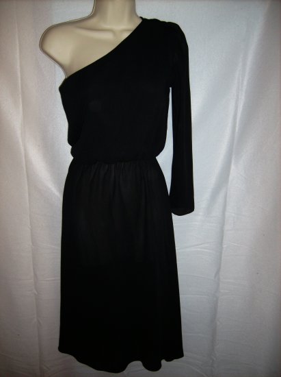 Black One Shoulder Dress
