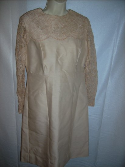 Ivory Dress with Lace Top