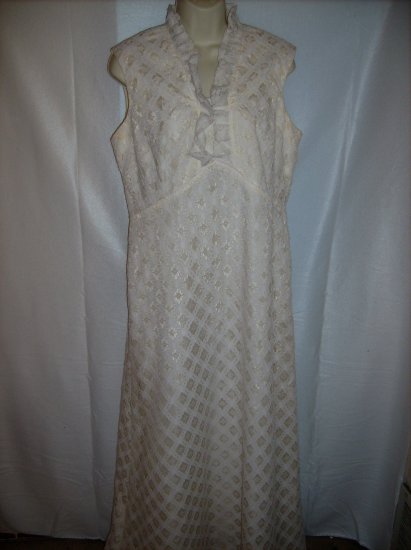 White Lace Gown