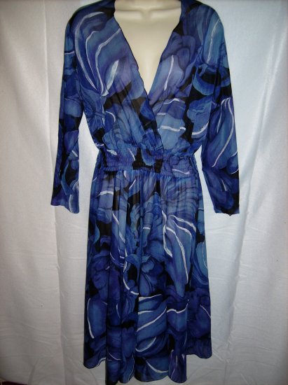 Blue Floral Dress