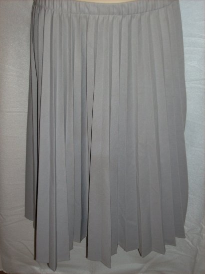 Pleated Gray Skirt