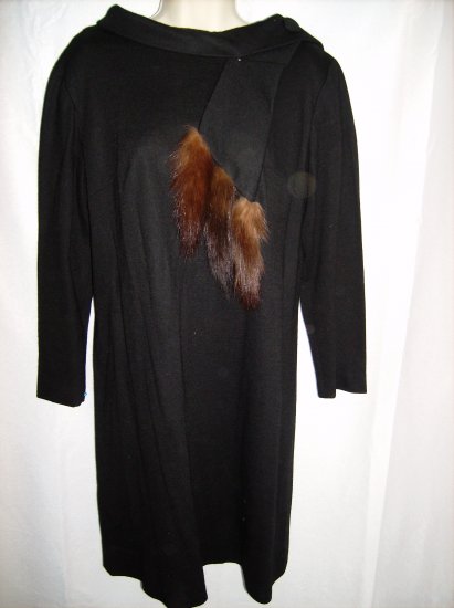 Fur Stole Dress