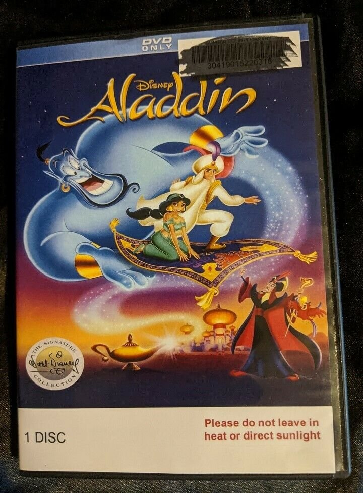 Disney Aladdin The Walt Disney Signature Collection DVD1992