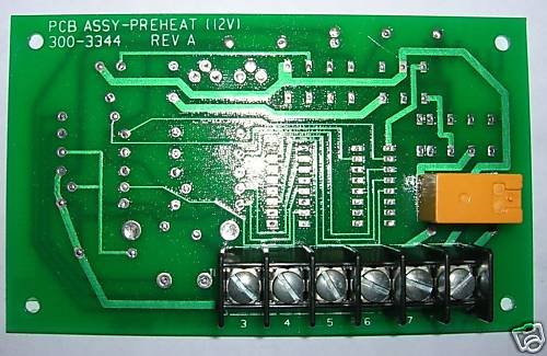 Onan PCB Preheat Board 12v 300-3344