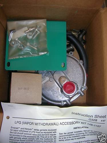 Onan 148-1107-50 LPG Kit WITH Carb 146-0734 NHM, BGM, BGE Emerald, Marquis