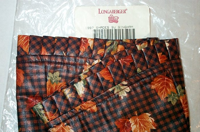 Retired Longaberger 1997 Shades Of Autumn Liner