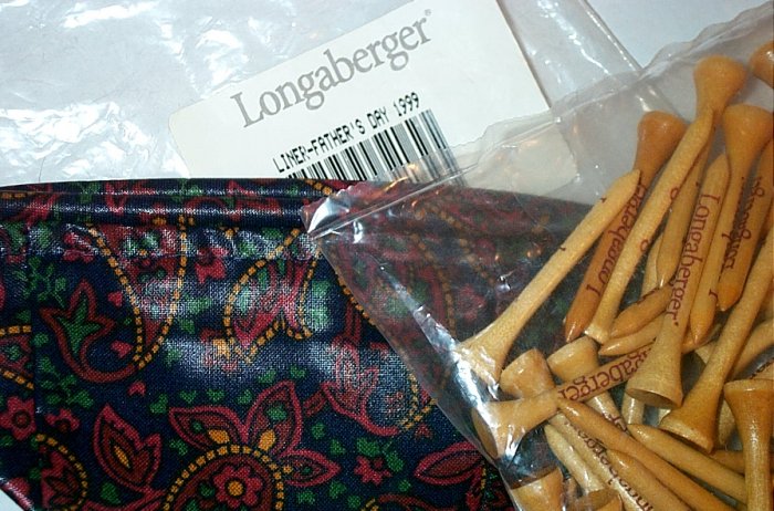 Retireed Longaberger 1999 Fathers Day Basket Liner