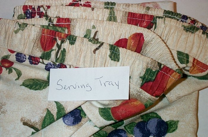 Retired Longaberger Fruit Medley Serving Tray Liner