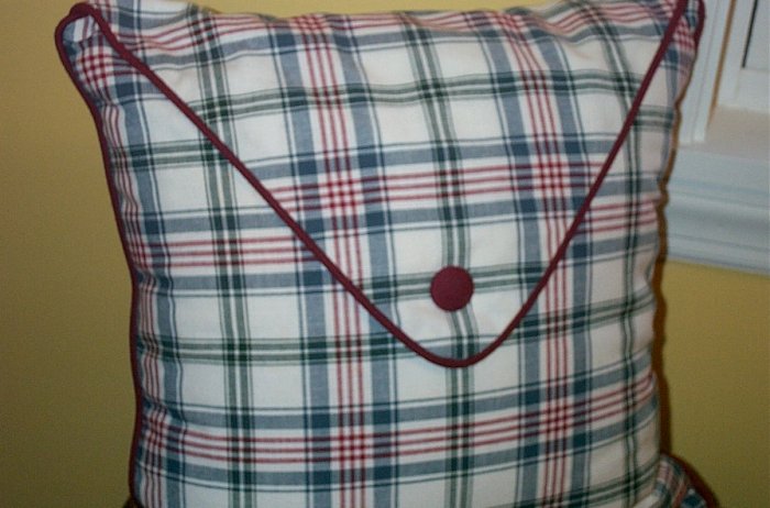 Retired Longaberger Woven Traditions Envelope Flap Pillow