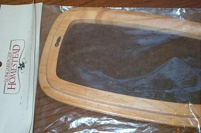 Retired Longaberger Woven Traditions Basket Wood Lid