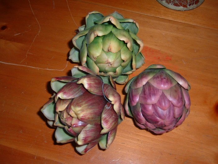 3 Faux Artichokes Display Items Kitchen Dining Art