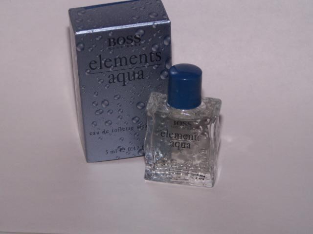 Hugo Boss Elements Aqua 5 ml 0.17 oz mini Cologne NIB (Travel Size)