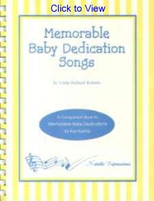 Memorable Baby Dedication Songbook