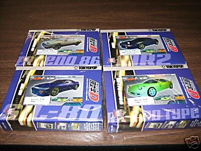 NEW 4 Sealed decks of Initial D ccg