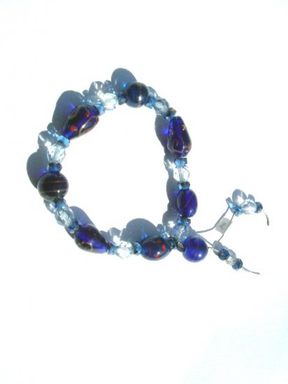 Blue Caramic Bracelete
