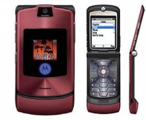 Motorola V3i Razr Maroon Mobile Cellular Phone (unlocked)