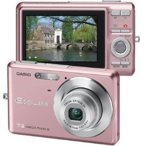 Casio 7.2 Mp Slim Digital Camera Pnk