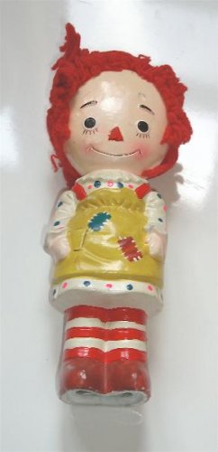 Vintage Raggedy Ann Anne Bank Figurine 1971