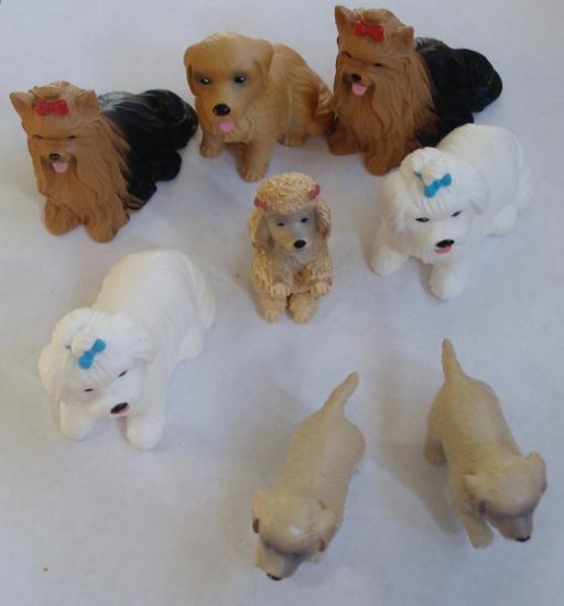 Lot of Little Pet Dog Pooches Puppy Toy