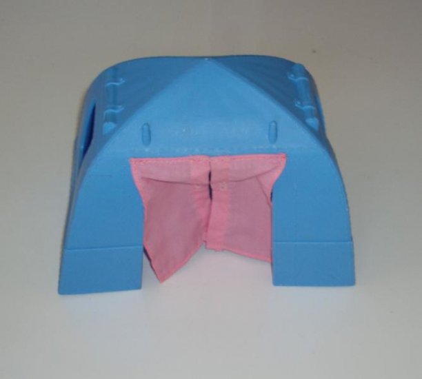 Fisher Price Doll House Dollhouse Tent camping EUC